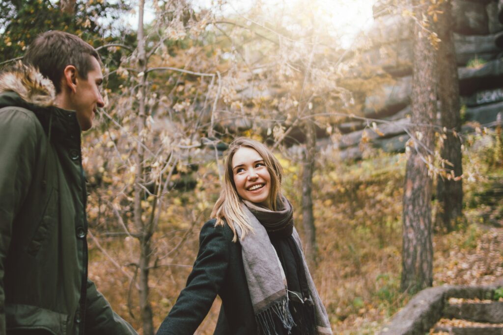 Autumn couple get away 